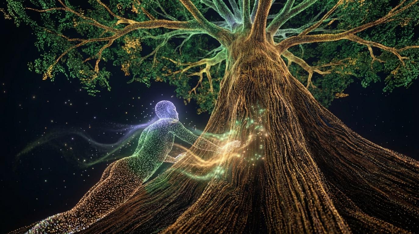 Mensch und Baum: eine Partnerschaft, die heilt